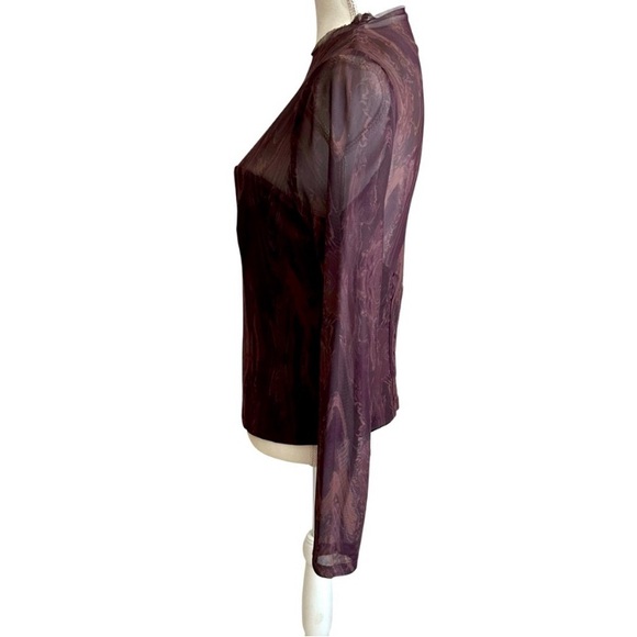 Louna Burnout sheer top - Picture 6 of 8